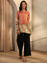 Libas Printed Muslin Straight Kurti-29972M