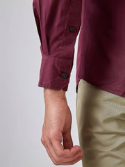 Parx Men Slim Fit Solid Pattern Pure Cotton Semicutaway Collar Full Sleeve Casual Shirt (Size:39)-XMSS14475-B3 Blue