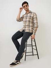 Parx Men Low Rise Tapered Fit Knitted Pattern Cotton Polyester Blend Jeans -XCYA03224-G8 Grey