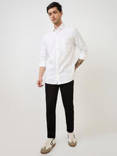 Parx Men Low Rise Skinny Cropped Fit Knitted Pattern Cotton Polyester Blend Jeans -XCYX03177-K9 Black