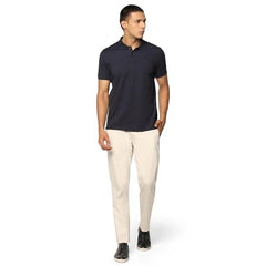 blackberrys Men's Slim Fit Solid Navy Regular T-Shirt