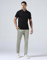 Blackberrys Men's Maroon Cotton Solid Slim Polo Tshirts