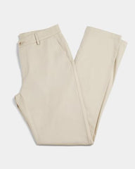 Blackberrys Men Textured Slim Fit Casual Trouser | Cotton Blend | Stretchable | Cream