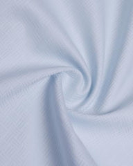 Blackberrys Men Textured Slim Fit Formal Shirt | 100% Cotton | Wrinkle Resistant | Wrinkle Free | Aqua