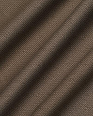 Blackberrys Men Structured Slim Fit Formal Trouser | Rayon Blend | Stretchable Waistband | Mouse Brown