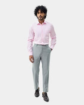 Blackberrys Men's Cotton Textured Pink Slim-Fit Shirts |Formal Wear