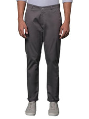 Crimsoune Club men's grey casual trousers, front view showing relaxed fit and classic design, suitable for everyday wear