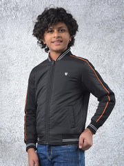 Crimsoune Club Boy's Black Reversible Bomber Jacket (5-6Y)