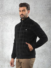 Crimsoune Club Men's Black Jacquard Reversible Jacket