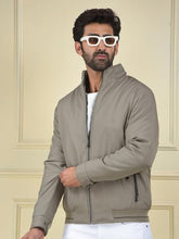 Crimsoune Club Men's Beige Printed Puffer Jacket (M)