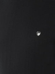 Crimsoune Club Men's Black High-Neck Knitted Sweater (XXL)