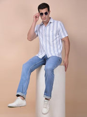 Crimsoune Club Men's Blue Straight Jeans (34) - Goyalsons ShopMax