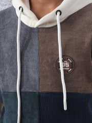 Crimsoune Club Boy's Color-Block Hooded Neck Sweatshirt (11-12Y)