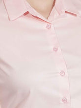 Crimsoune Club Women's Soft Peach Semi-Formal Shirt