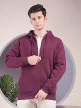 Crimsoune Club Men's Wine Hooded Neck Sweatshirt (XXXL)