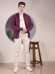 Crimsoune Club Men's Wine Hooded Neck Sweatshirt (XXXL)