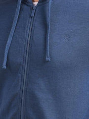 Crimsoune Club Men's Blue Hooded Neck Sweatshirt (XXXL)