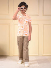 Crimsoune Club Boy's Khaki Cargo Trousers (11-12Y)