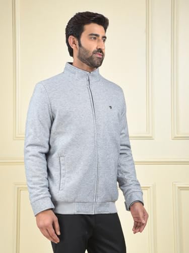Crimsoune Club Men's Grey Puffer Jacket (M) - Goyalsons ShopMax