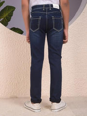 Crimsoune Club Boy's Navy Blue Jeans (5-6Y) - Goyalsons ShopMax
