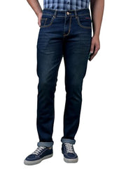 Crimsoune Club Men's Versatile Blue Denim Jeans