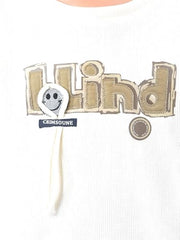 Crimsoune Club Boy's Cream Embellished Sweatshirt (5-6Y)