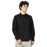 GAP Men's Band Collar Full Sleeve Shirt