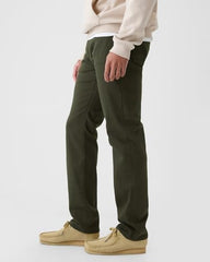 GAP Men Straight Fit Mid Rise Stretchable Jeans, Olive Green, 36/32