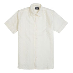 CHARCHIT Boys Cotton Blend Half Sleeves Plain Casual Shirt and t-Shirt White