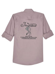 CHARCHIT Boys Cotton Regular Fit Spread Collar Full Sleeves Printed Shirt Magenta