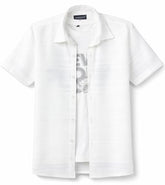 CHARCHIT Boys Half Sleeves Solid Textured Shirt with T-Shirt White