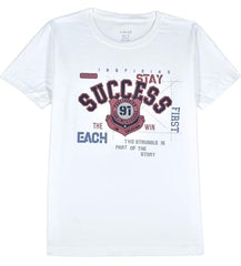 Boys Full Sleeves Checked Shirt and T-Shirt Red