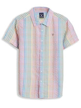 Boys Multi Check Casual Shirt