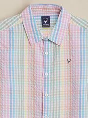 Boys Multi Check Casual Shirt