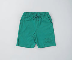 Allen Solly Boys Green Solid Shorts
