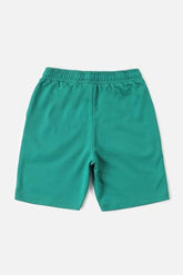 Allen Solly Boys Green Solid Shorts