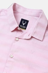 Boys Pink Stripe Casual Shirt