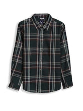Allen Solly Boys Green Check Casual Shirt