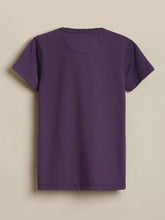 Boys Purple Graphic Print Crew Neck T-Shirt
