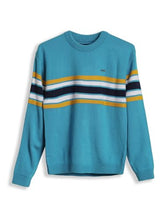 Allen Solly Boy's Acrylic Crew Neck Sweater (ABSWEOSFQ44172_Blue