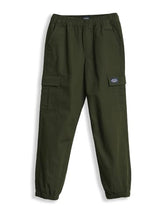 Allen Solly Boy's Slim Casual Pants (ABTFESLFO68663_Olive