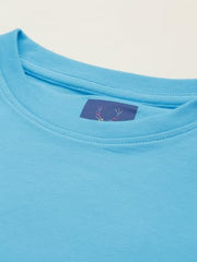 Boys Light Blue Graphic Print Crew Neck T-Shirt