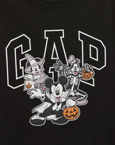 Boy's Graphic Printed Half Sleeve Round Neck Relaxed fit T-Shirt,Black,2Y