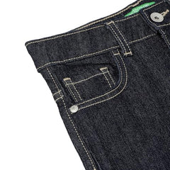 United Colors of Benetton Solid Straight Fit Jeans (Size: 10-11 Years)-25A4AWMBB160I901 Blue