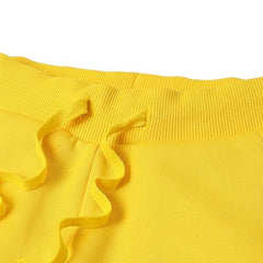 United Colors of Benetton Baby-Boy's Regular Track Pants (25A3J68C105RG3N7_Yellow