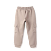 United Colors of Benetton Textured Regular Fit Fleece Lining Cargo Trackpants - Goyalsons ShopMax