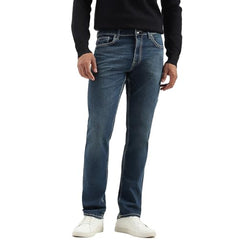 United Colors of Benetton Solid Straight Fit Jeans (Size: 38)-25A4MBOO5027I901 Blue