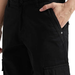 United Colors of Benetton Men's Straight Trousers & Capris (25A4CTWB1043I100_Black