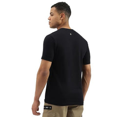 United Colors of Benetton Men's Applique Relaxed Fit Shirts (25A3P29J3607IN22_Black