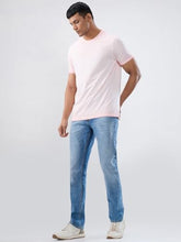 Men Spykar Pink Graphic Regular Fit T-Shirt